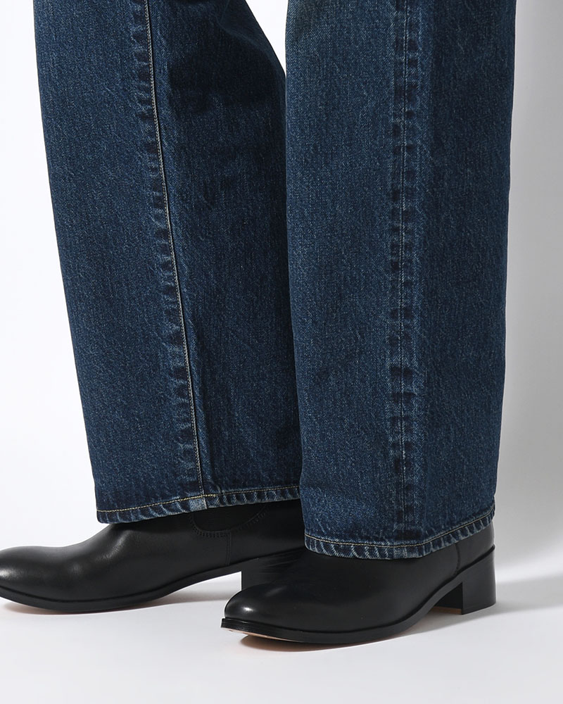 13.5oz Denim Pants Narrow -USED Indigo-