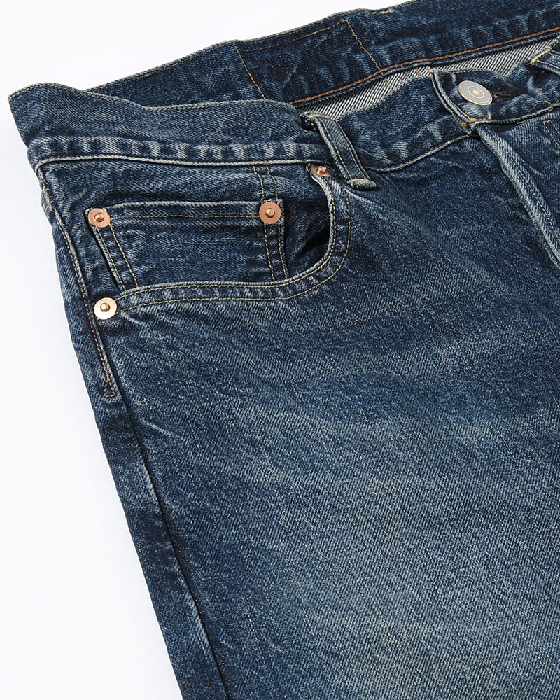 13.5oz Denim Pants Narrow -USED Indigo-