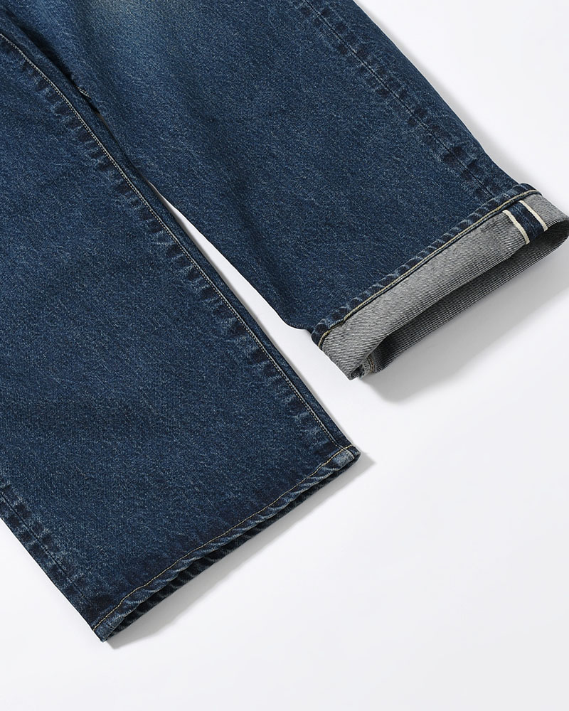 13.5oz Denim Pants Narrow -USED Indigo-