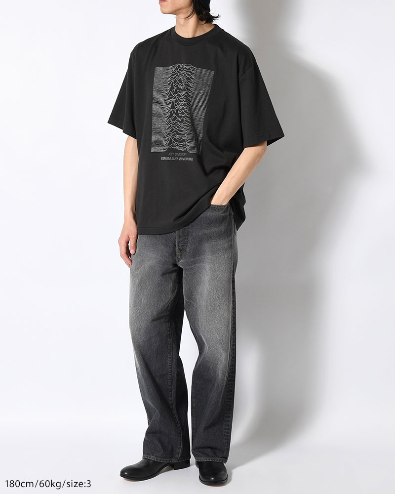 JD UNKNOWN PLEASURES Invert WIDE -InkBlack×Blue-PT-