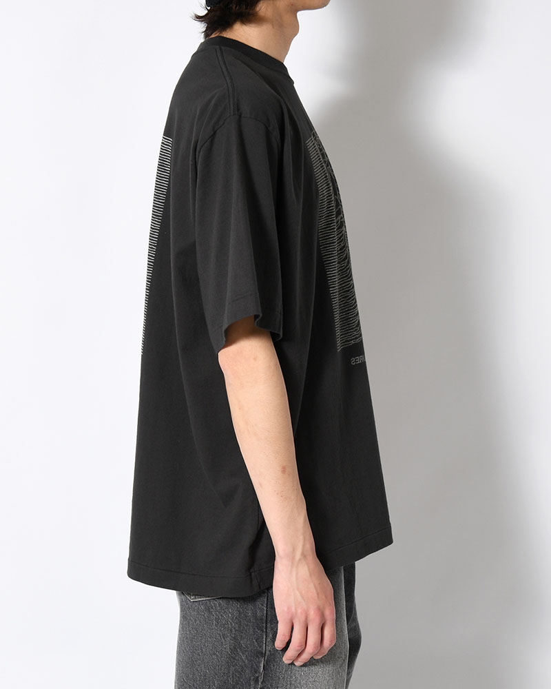 JD UNKNOWN PLEASURES Invert WIDE -InkBlack×Blue-PT-