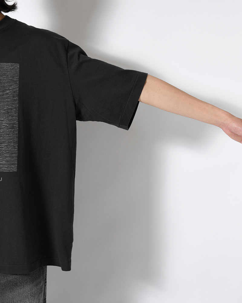 JD UNKNOWN PLEASURES Invert WIDE -InkBlack×Blue-PT-