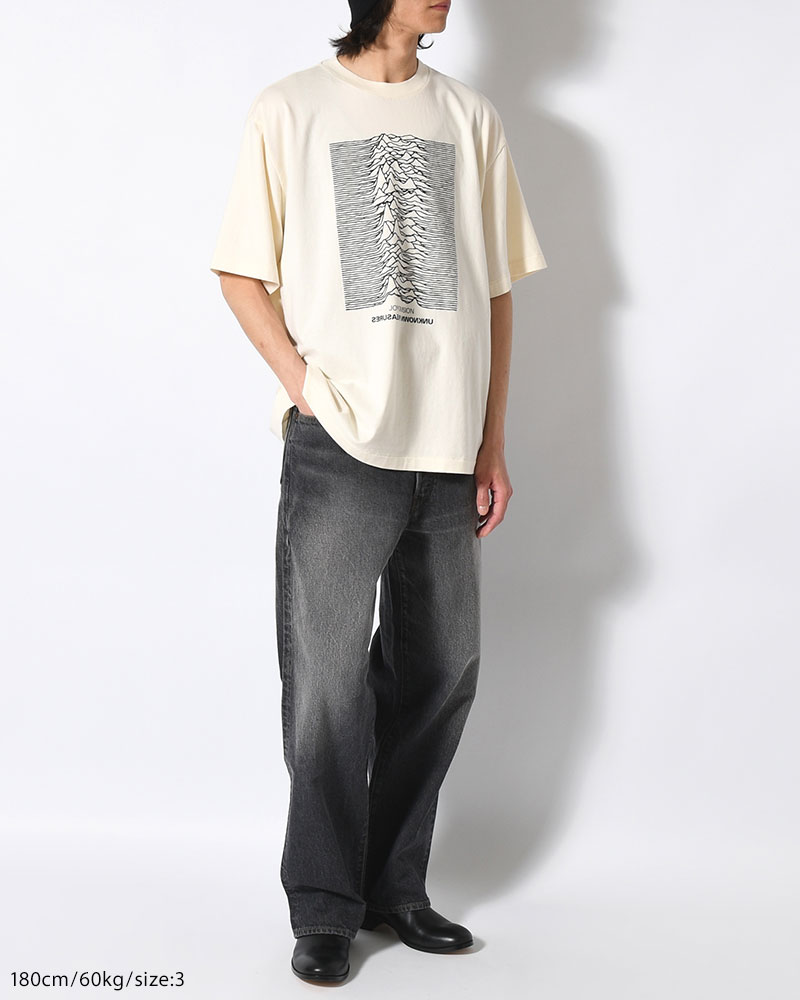 JD UNKNOWN PLEASURES Invert WIDE -IVORY-