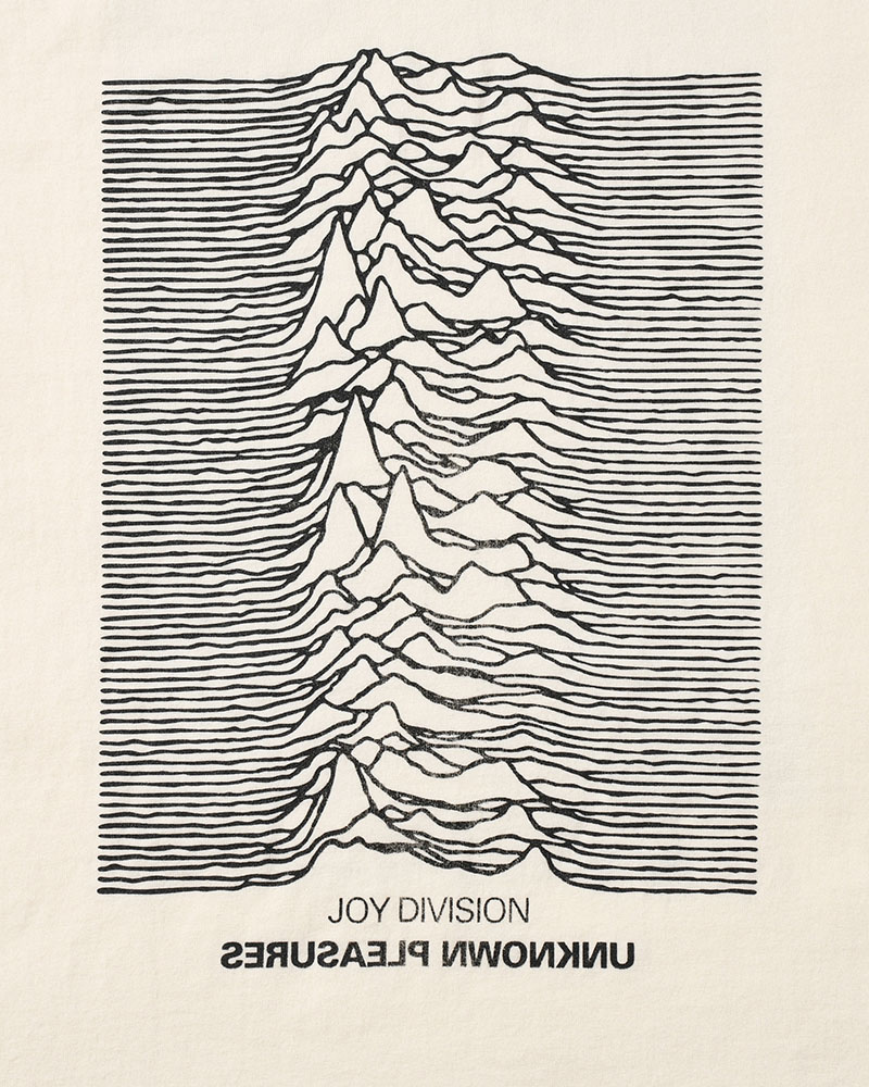 JD UNKNOWN PLEASURES Invert WIDE -IVORY-