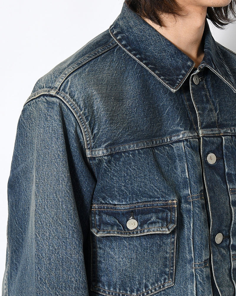 13.5oz 2nd Type Denim Jacket -USED Indigo-