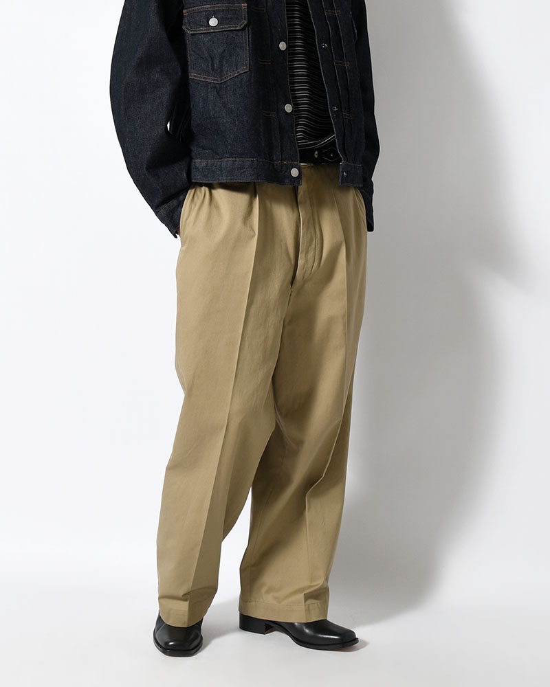 Classic Chino Pants -DustBeige-