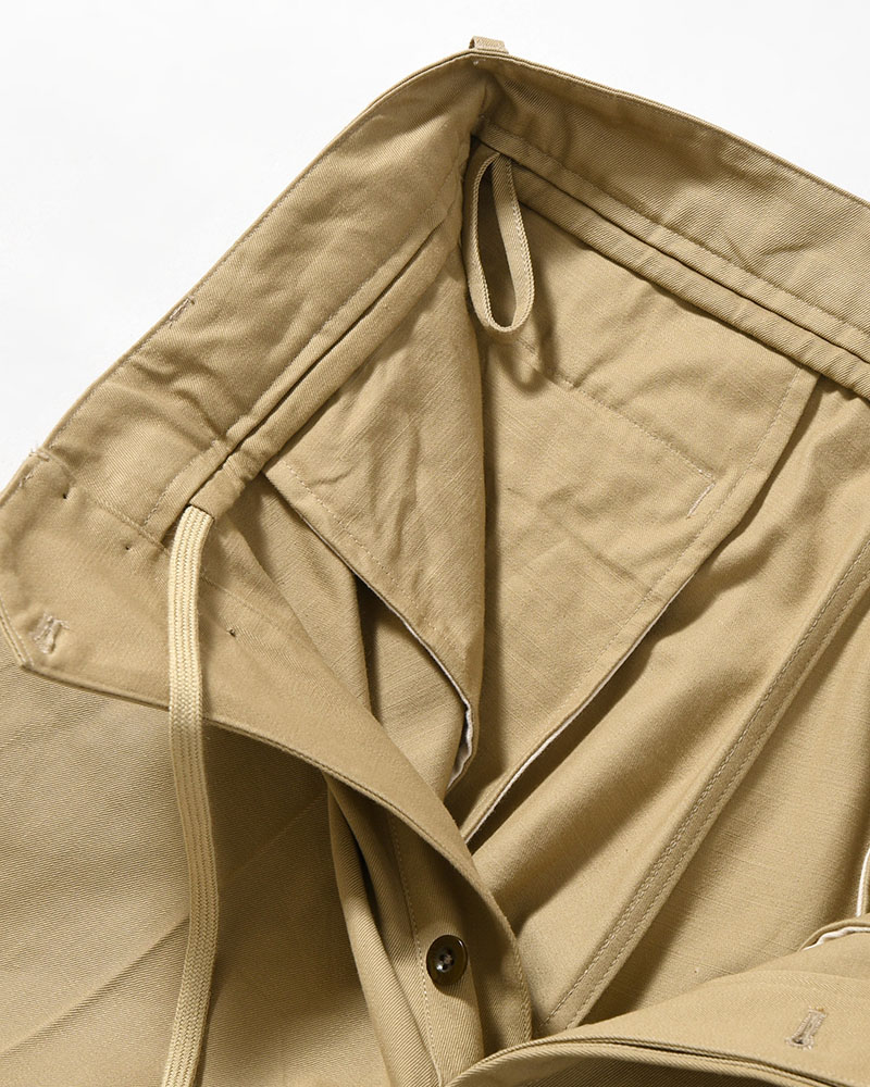 52 Wide Chino Pants -Beige-
