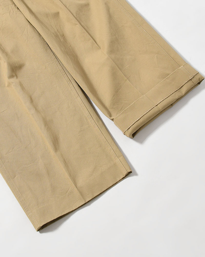52 Wide Chino Pants -Beige-