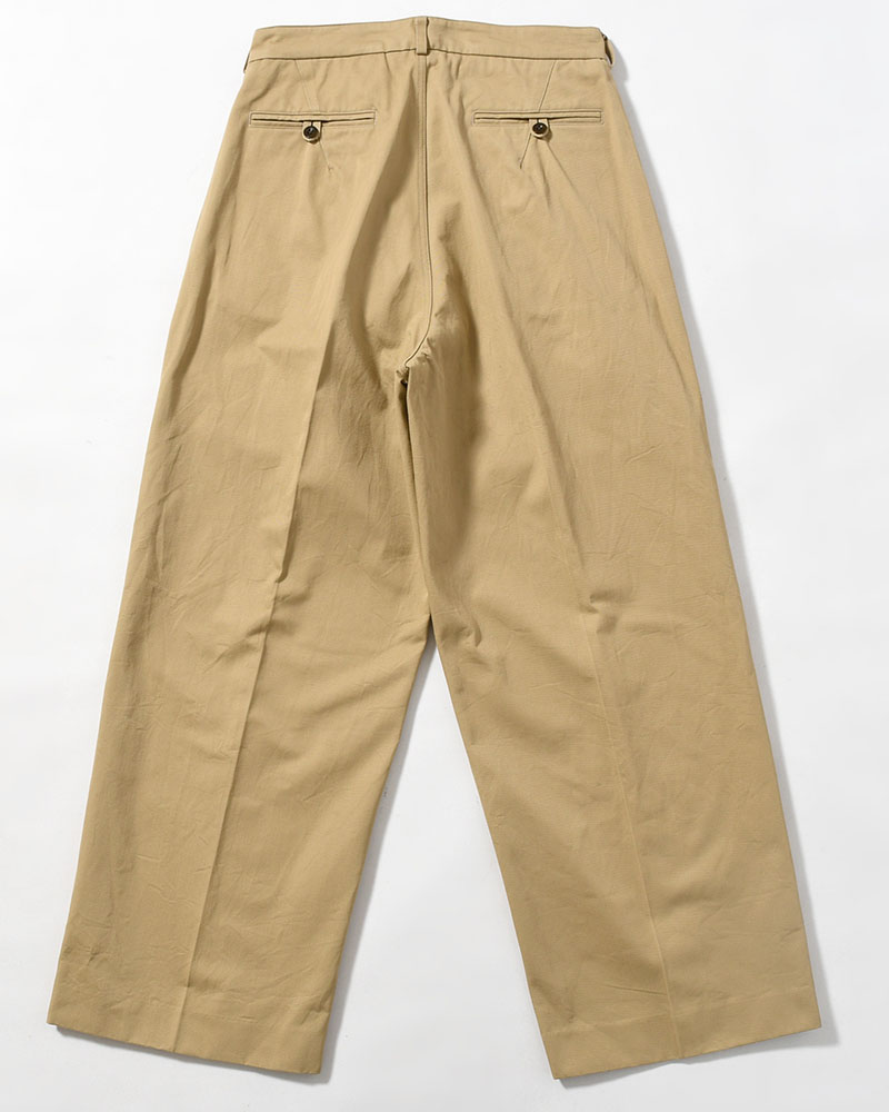 52 Wide Chino Pants -Beige-