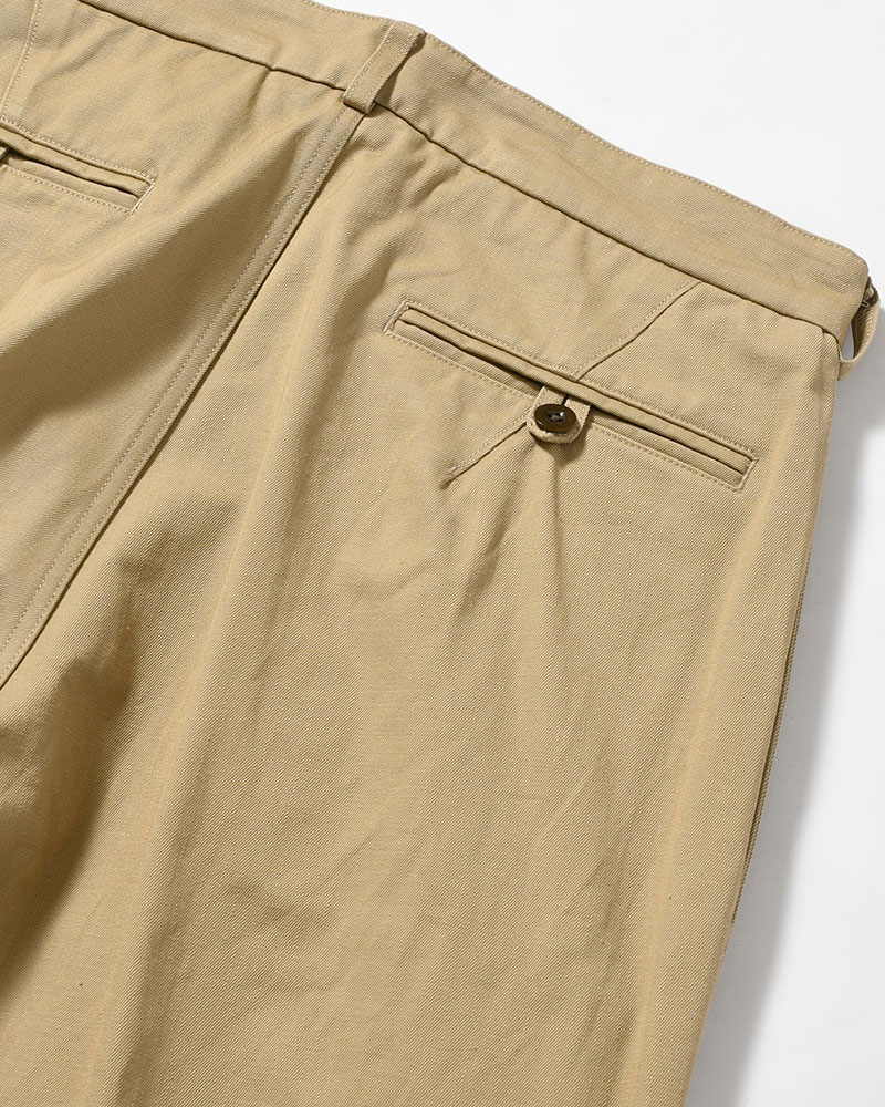 52 Wide Chino Pants -Beige-