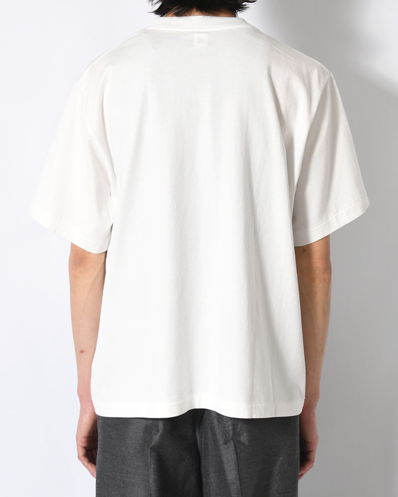 RAREGROOVE Print Tee WIDE -White×Black-PT-