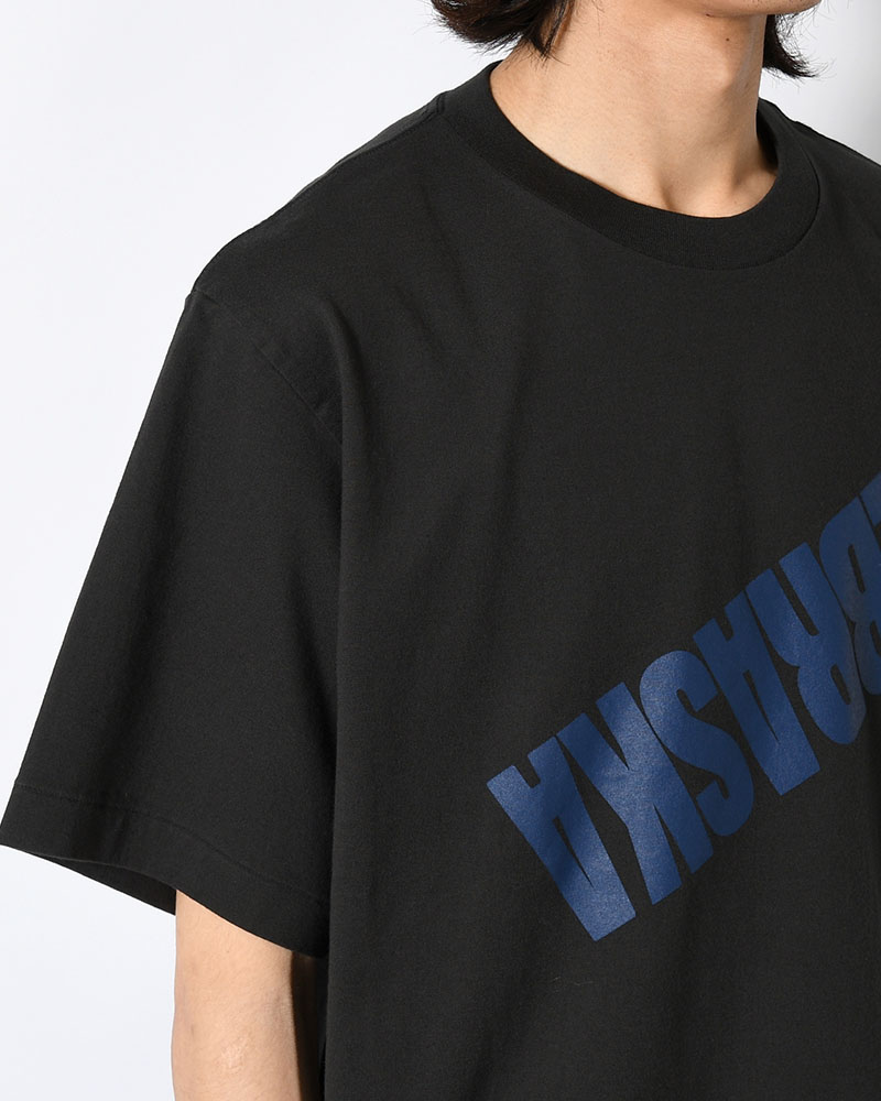 NEBRASKA Print Tee WIDE -InkBlack×Blue-PT-
