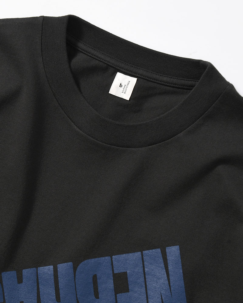 NEBRASKA Print Tee WIDE -InkBlack×Blue-PT-
