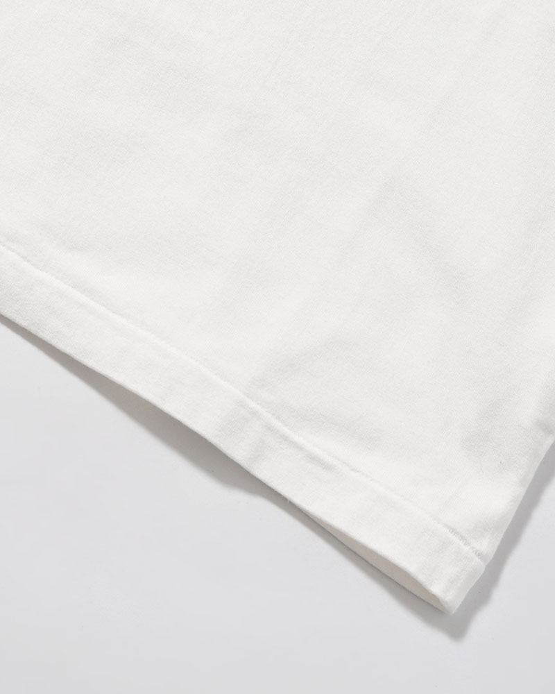 NEBRASKA Print Tee WIDE -White×Red-PT-