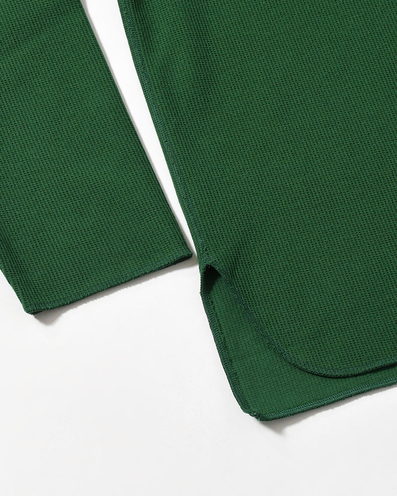 Rough&Smooth Thermal Over-neck L/S -DarkGreen-