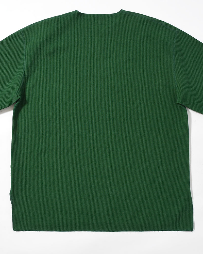 Rough&Smooth Thermal Over-neck L/S -DarkGreen-