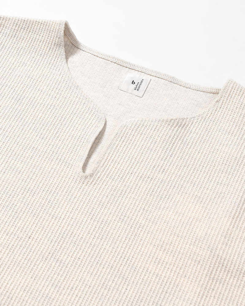 Rough&Smooth Thermal Over-neck L/S -HeatherOatmeal-