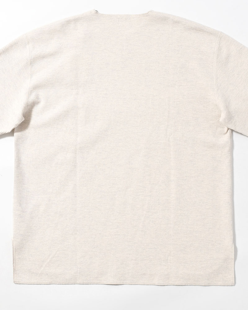 Rough&Smooth Thermal Over-neck L/S -HeatherOatmeal-