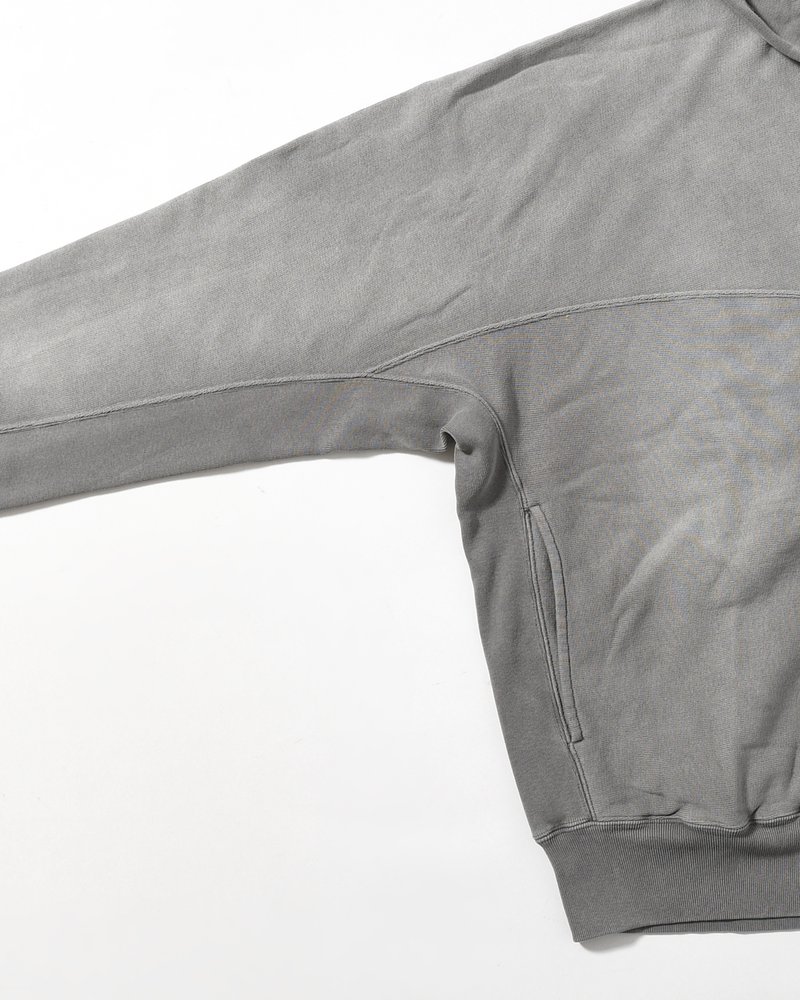 FULL ZIP HOODIE -CHARCOAL-