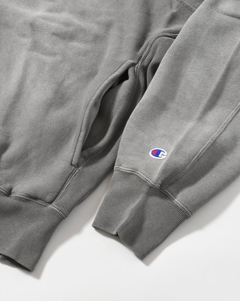 FULL ZIP HOODIE -CHARCOAL-
