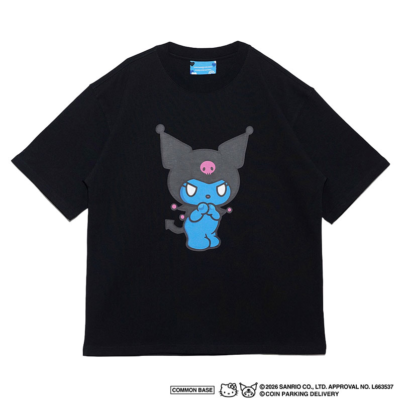 S/S TEE -BLACK-