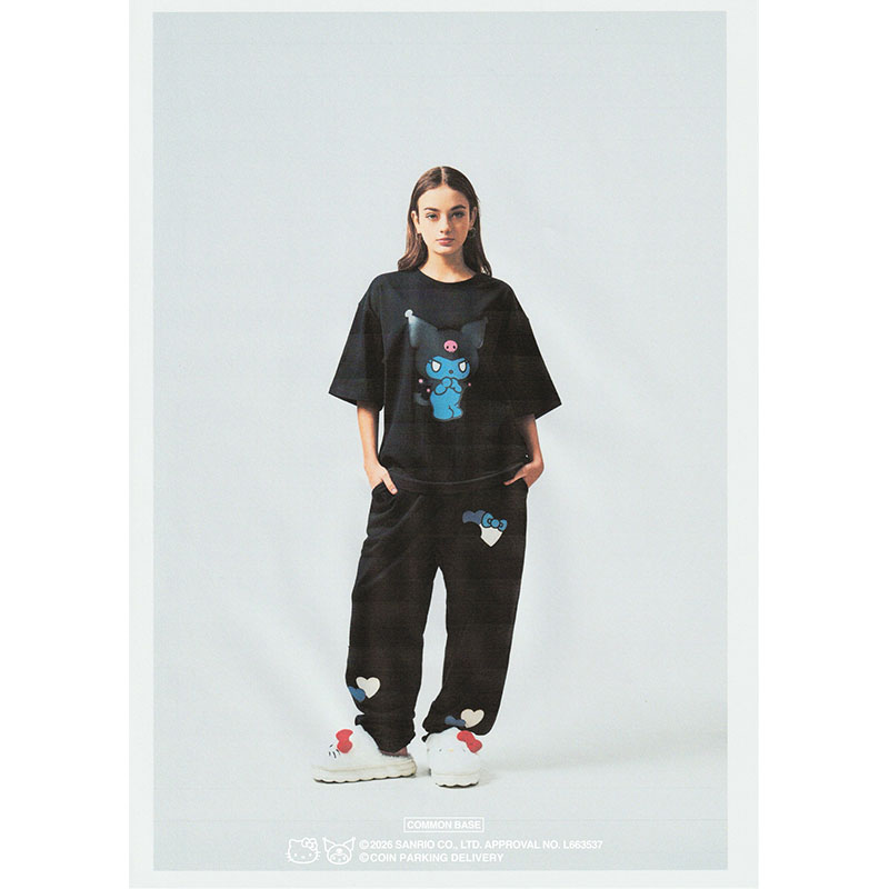 S/S TEE -BLACK-