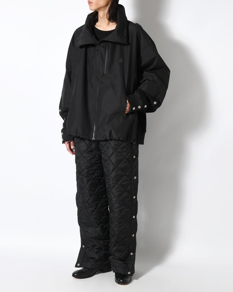UNISEX POLAR x TECHNICAL NYLON JACKET -BLACK-
