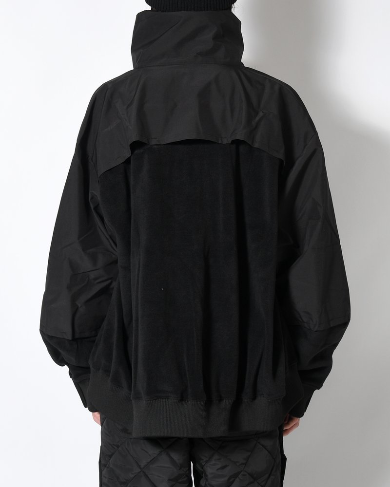 UNISEX POLAR x TECHNICAL NYLON JACKET -BLACK-