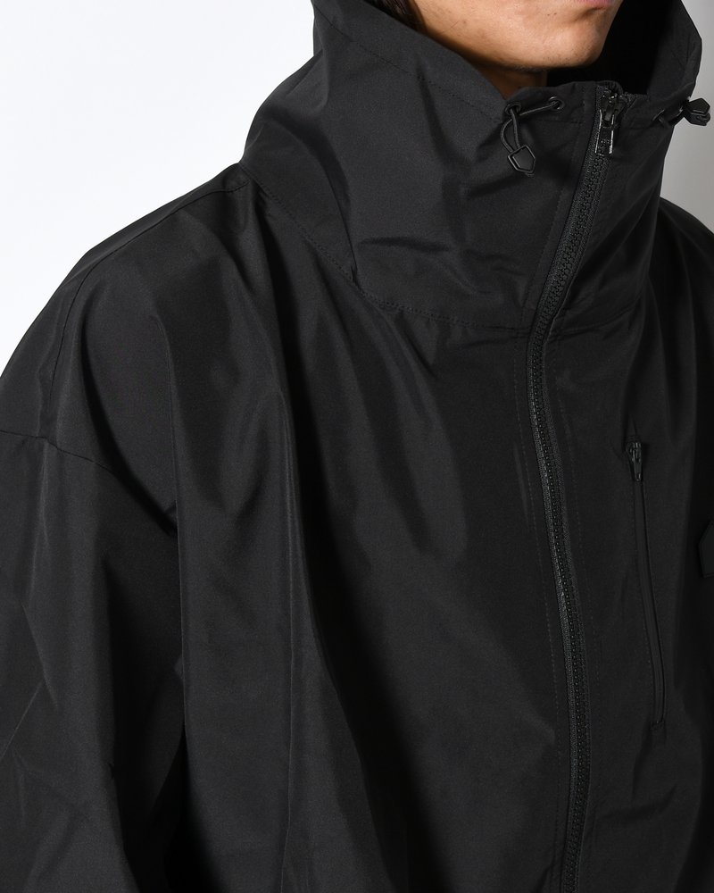 UNISEX POLAR x TECHNICAL NYLON JACKET -BLACK-