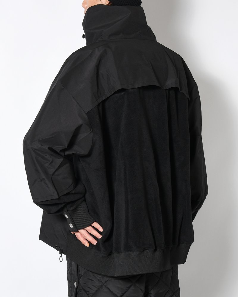 UNISEX POLAR x TECHNICAL NYLON JACKET -BLACK-