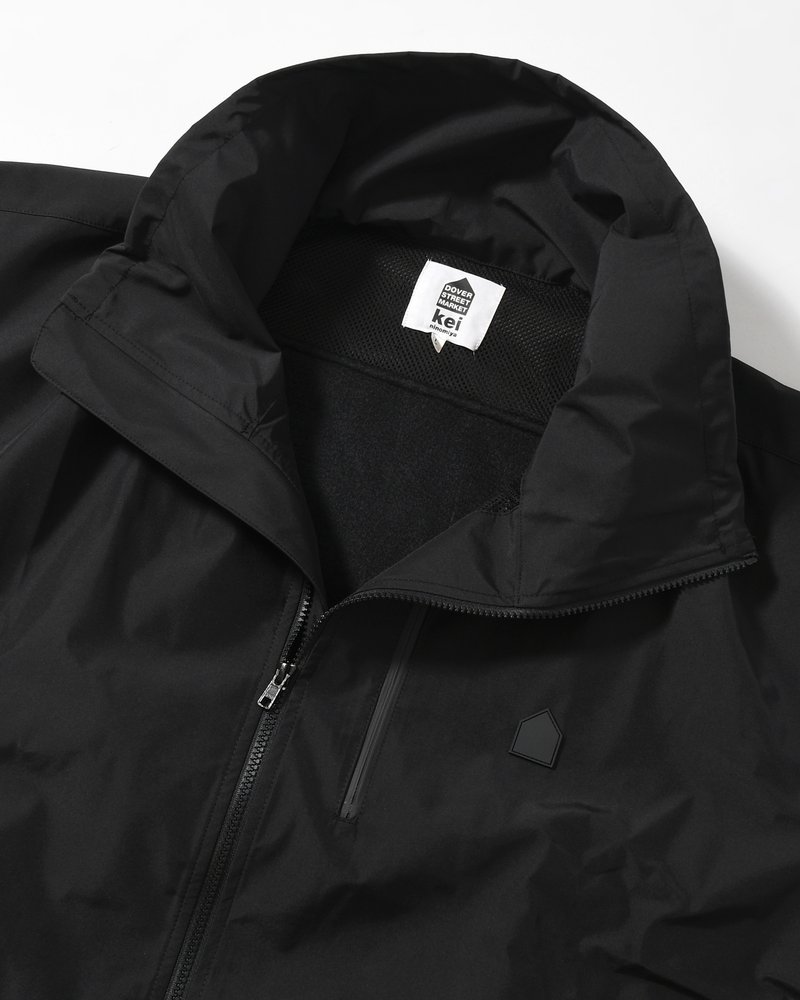 UNISEX POLAR x TECHNICAL NYLON JACKET -BLACK-