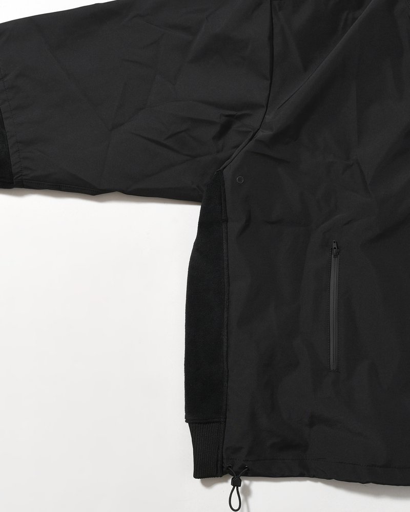 UNISEX POLAR x TECHNICAL NYLON JACKET -BLACK-