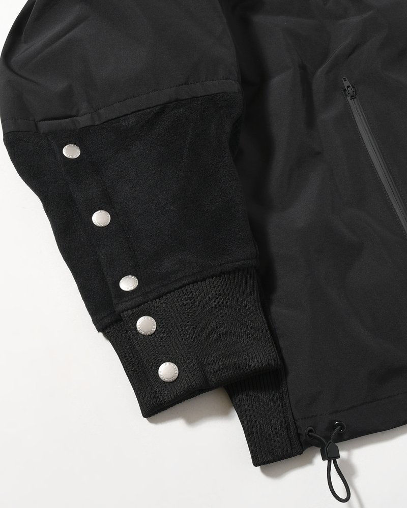 UNISEX POLAR x TECHNICAL NYLON JACKET -BLACK-