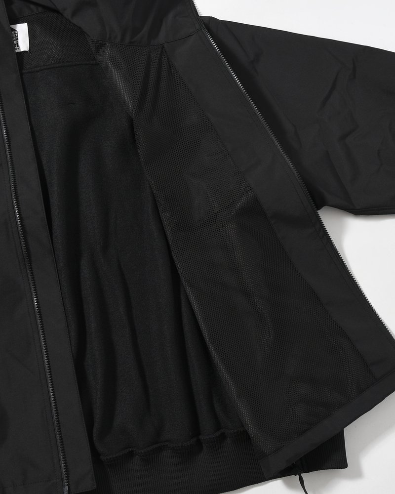 UNISEX POLAR x TECHNICAL NYLON JACKET -BLACK-