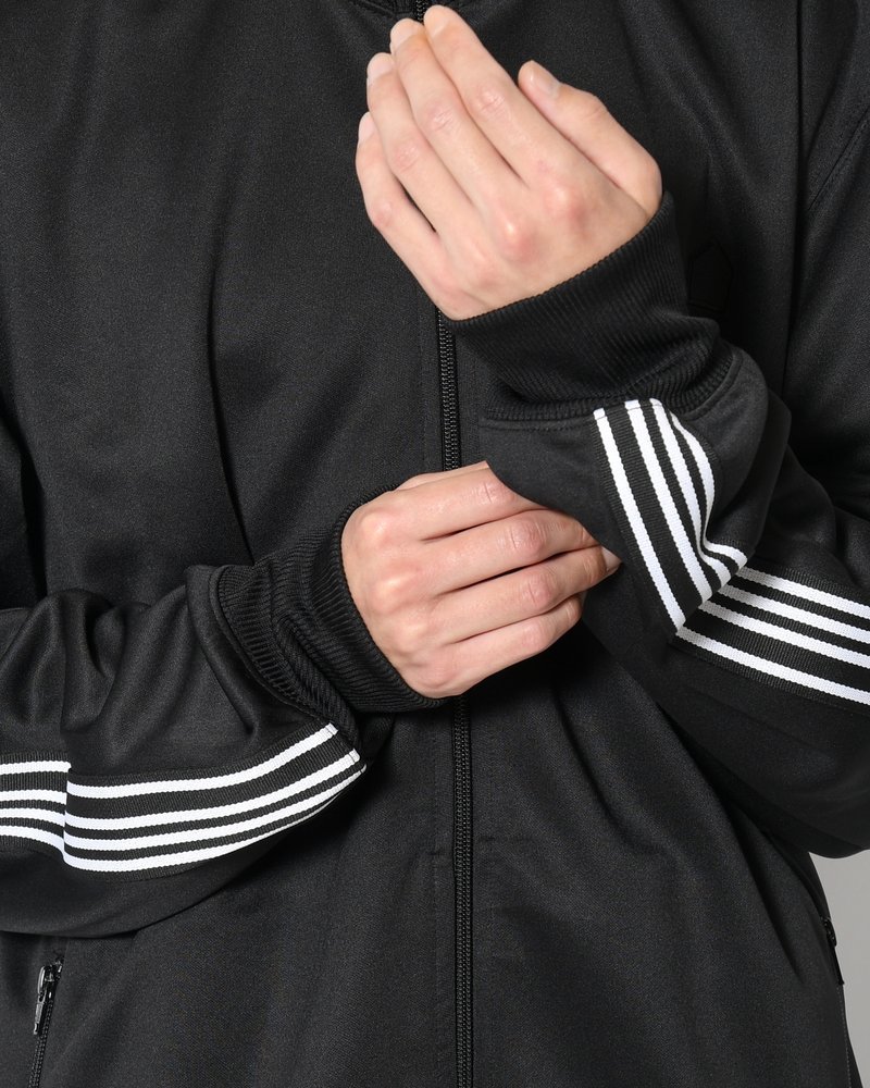 UNISEX TRACKSUIT JACKET -BLACK-