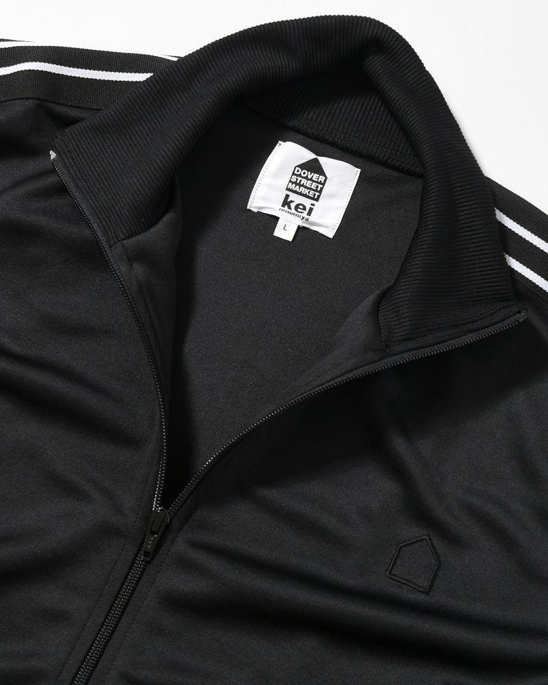 UNISEX TRACKSUIT JACKET -BLACK-