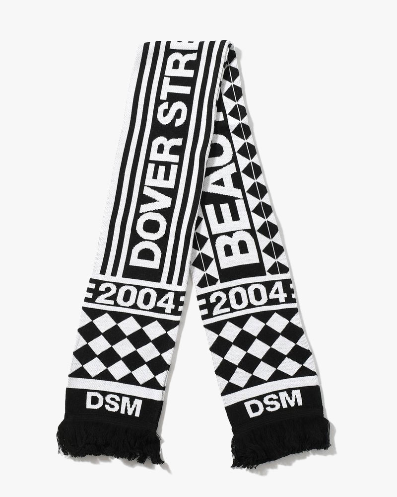 UNISEX DSM BEAUTIFUL CHAOS FOOTBALL SCARF -BLACK/WHITE-