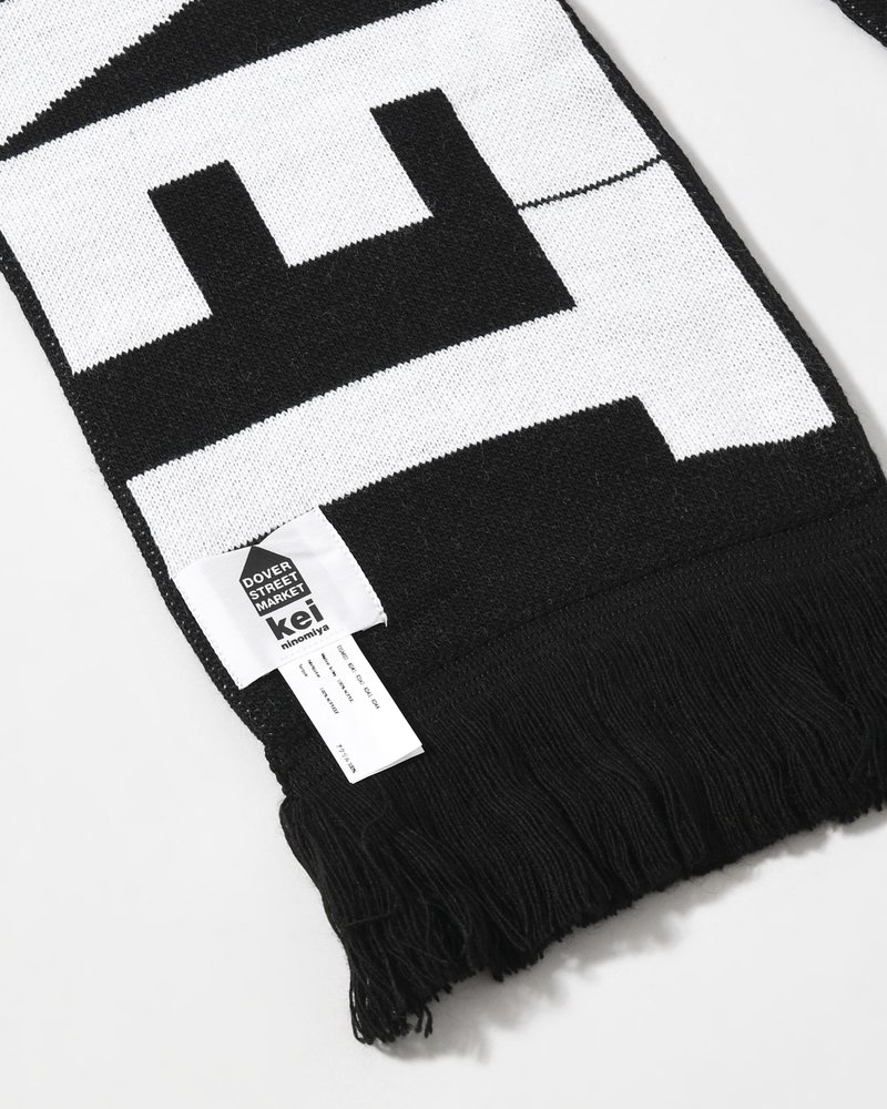 UNISEX DSM FOOTBALL SCARF -BLACK-