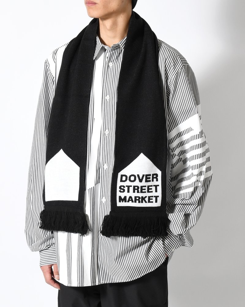 UNISEX DSM FOOTBALL SCARF -BLACK-