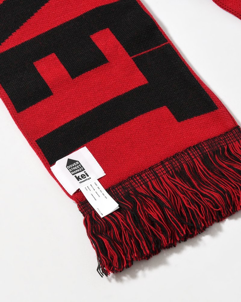 UNISEX DSM FOOTBALL SCARF -RED-
