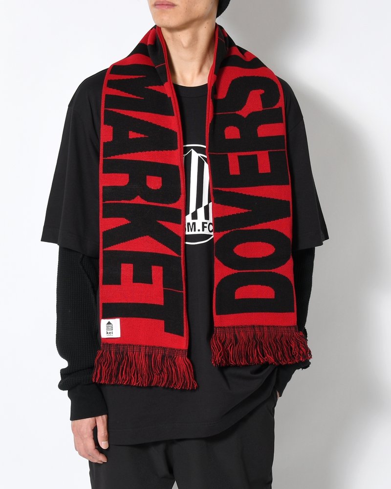 UNISEX DSM FOOTBALL SCARF -RED-