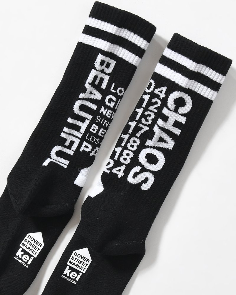 UNISEX DSMS SOCKS 1 -BLACK-