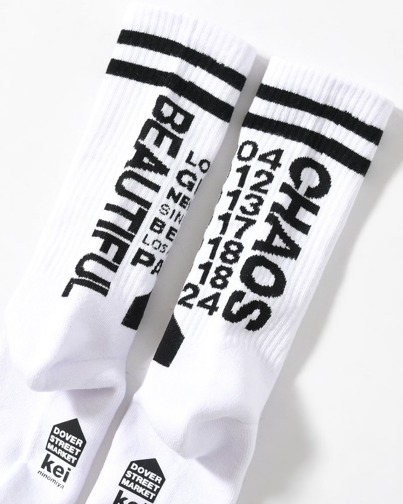 UNISEX DSMS SOCKS 1 -WHITE-