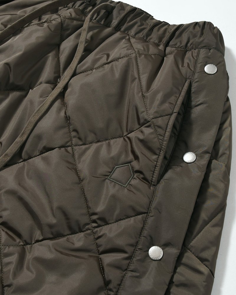 UNISEX QUILTED SKIRT -KHAKI-