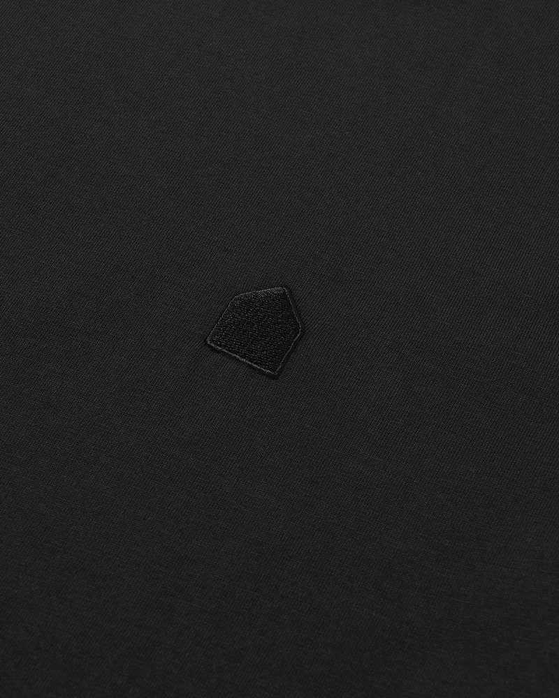 UNISEX FOOTBALL BACK PRINT SHORTSLEEVE TEE -BLACK-