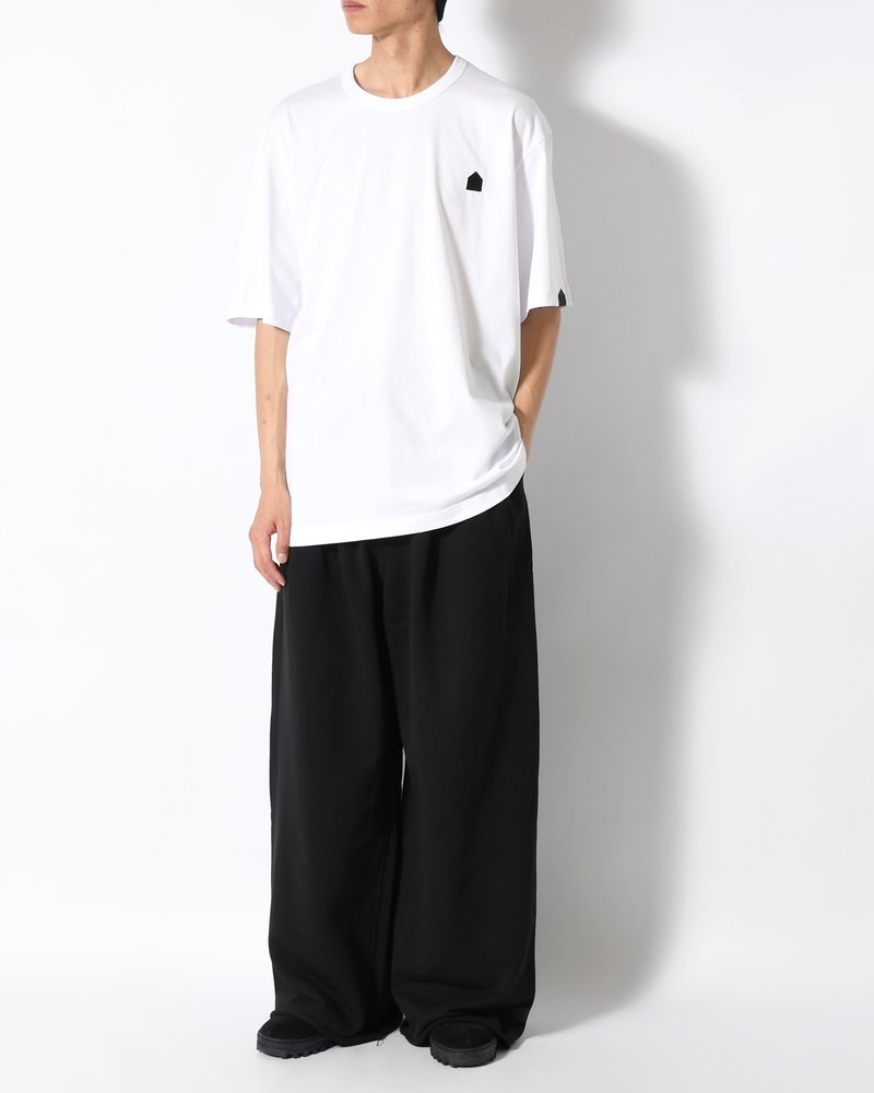 UNISEX FOOTBALL BACK PRINT SHORTSLEEVE TEE -WHITE-