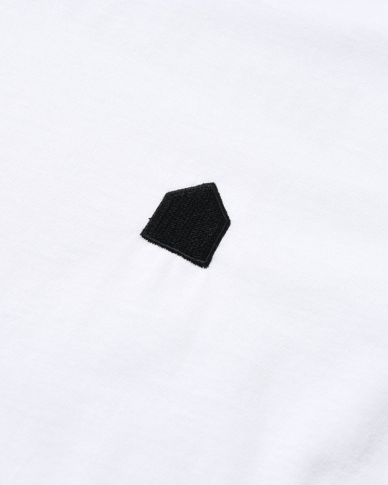 UNISEX FOOTBALL BACK PRINT SHORTSLEEVE TEE -WHITE-
