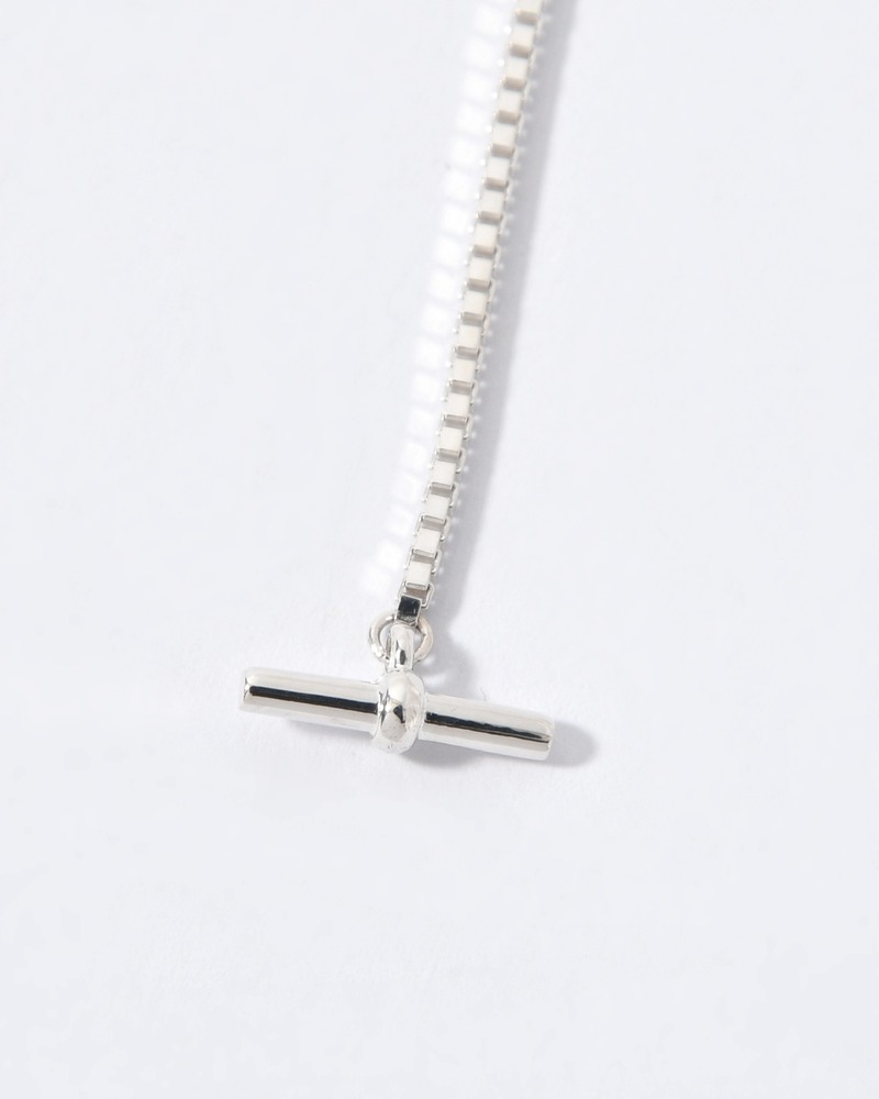VENETIAN ANCHOR T-BAR BRACELET -SILVER-