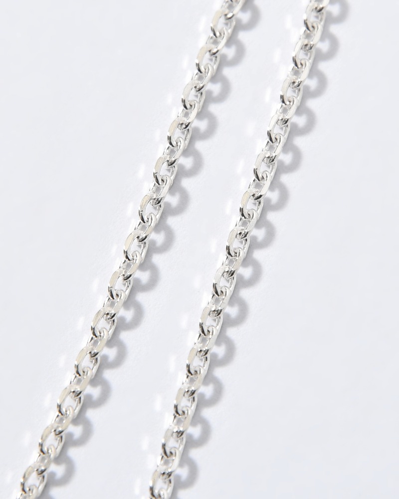 CABLE ROPE ANCHOR T-BAR BRACELET -SILVER-