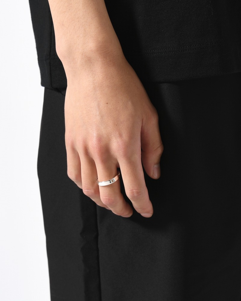 CURB CHAIN NARROW ID RING(4.1mm) -SILVER-